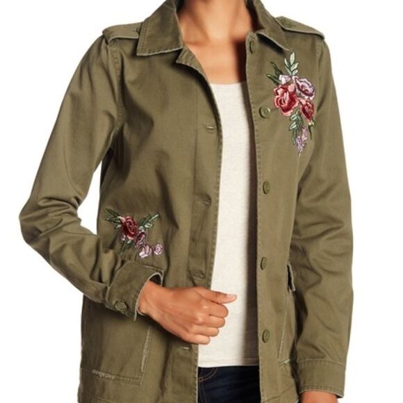 Sebby Collection Embroidered Cotton Jacket NEW! - Picture 1 of 4